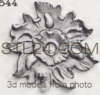 Розетки (ROSETTE_1305 -  | 3D model 3DSMAX / OBJ / STL) 3D модель для ЧПУ станка